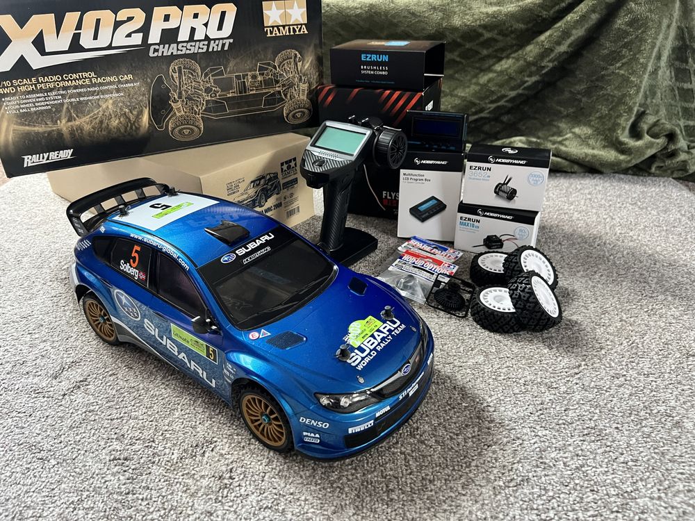 Tamiya RC XV-02 PRO Subaru Impreza WRC FlySky FS-G7P RTR 1:10