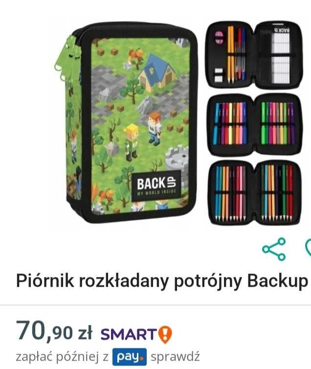 Astrabag Minecraft Tornister plecak zestaw piórnik plus worek