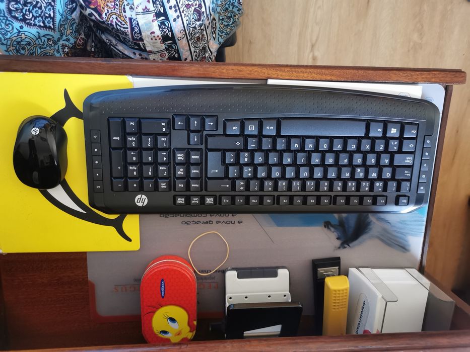 Computador fixo completo com impressora multifunções