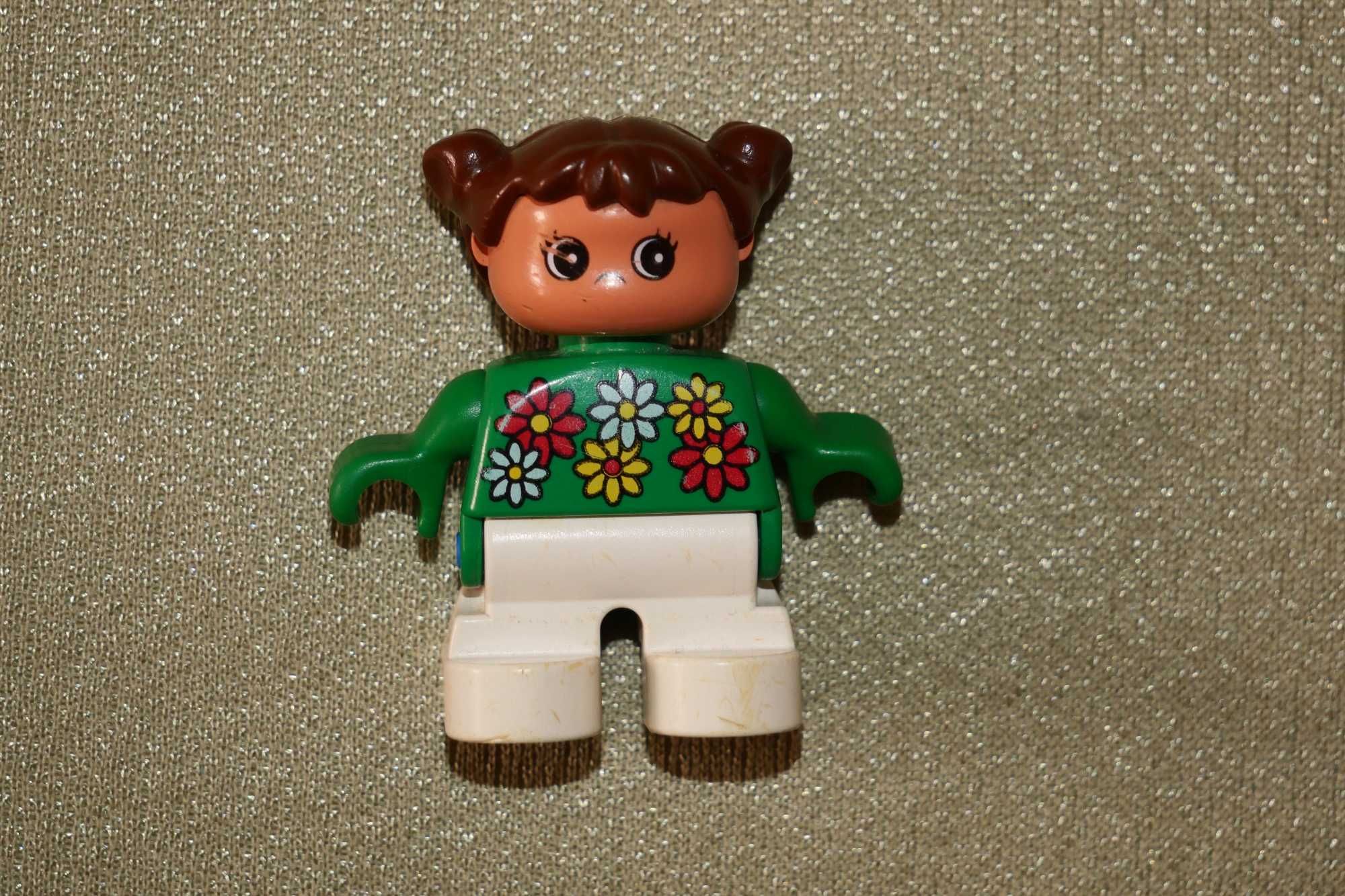 Lego Duplo klocek figurka ludzik dziewczynka dziewczyna kwiaty unikat