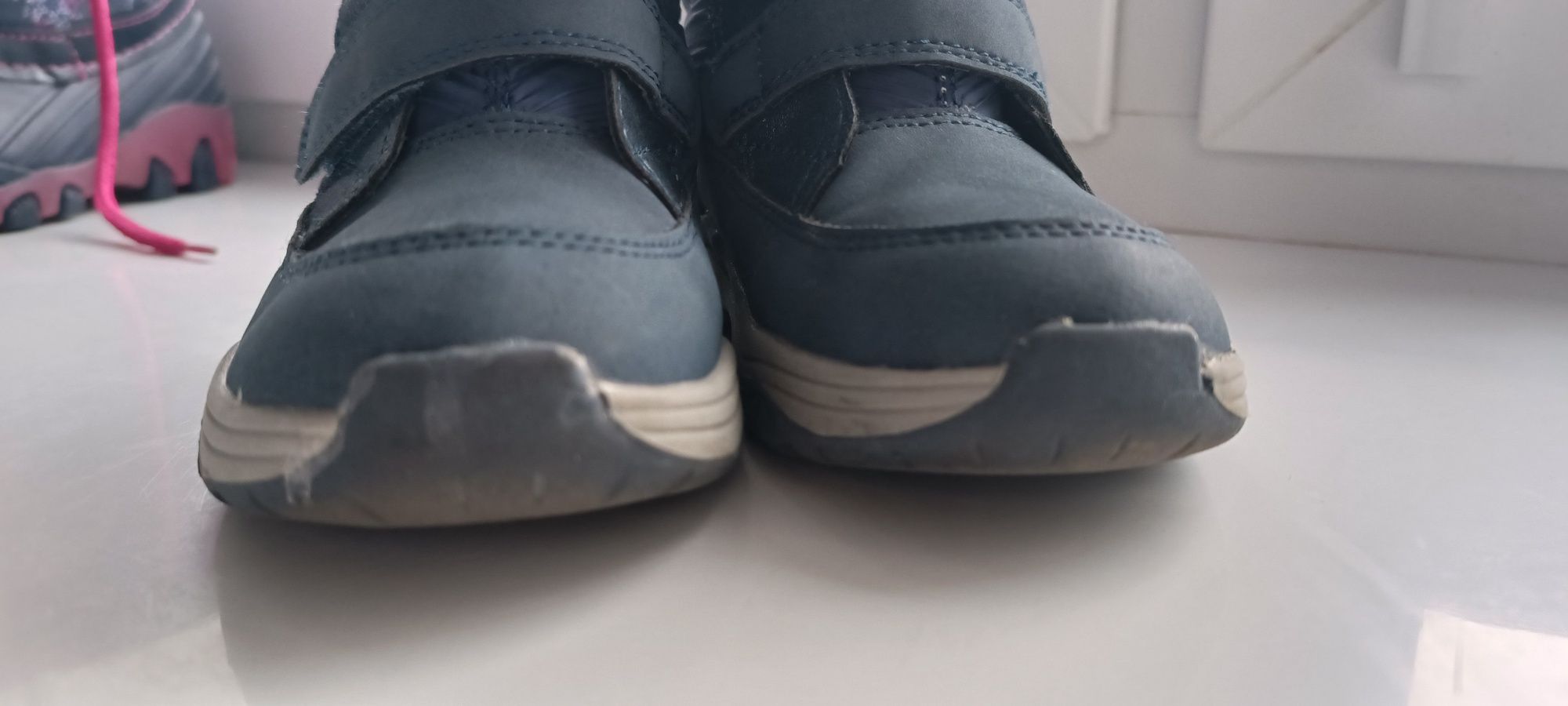Buty zimowe, śniegowce, ocieplane,  dziewczęce