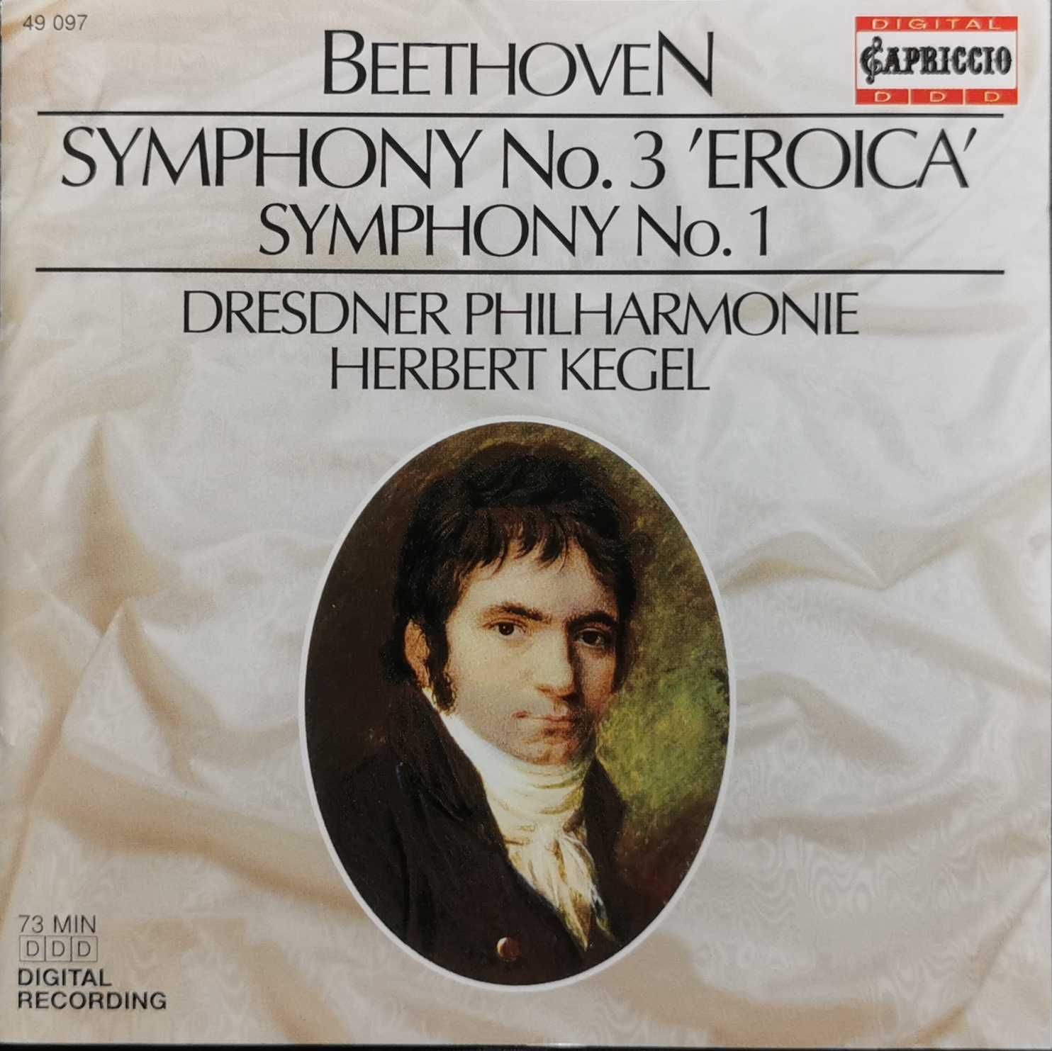 CD Beethoven Symphony No.3 Eroica Symphony No.1 Dresdner Philharmonie