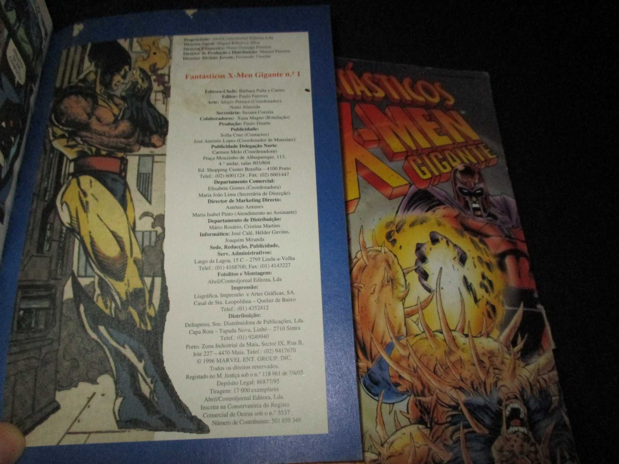 Livro Fantásticos X-Men Gigante Edição Especial