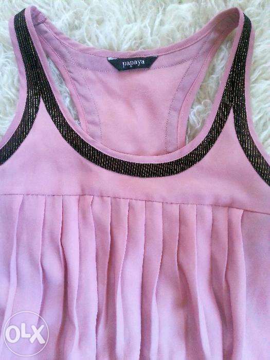 Bluzka 40 L Papaya jak NOWA pink bluzeczka lato