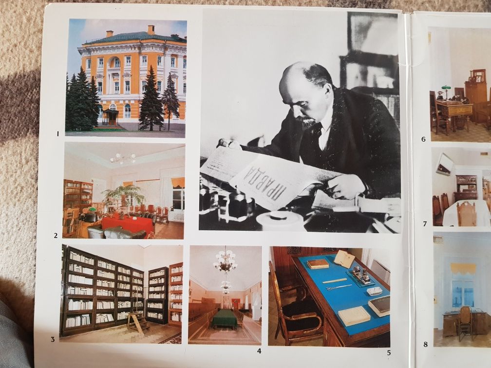 Vinyl x 2 Gabinet i mieszkanie W.I.Lenina na Kremlu 1980 jęz.rosyjski