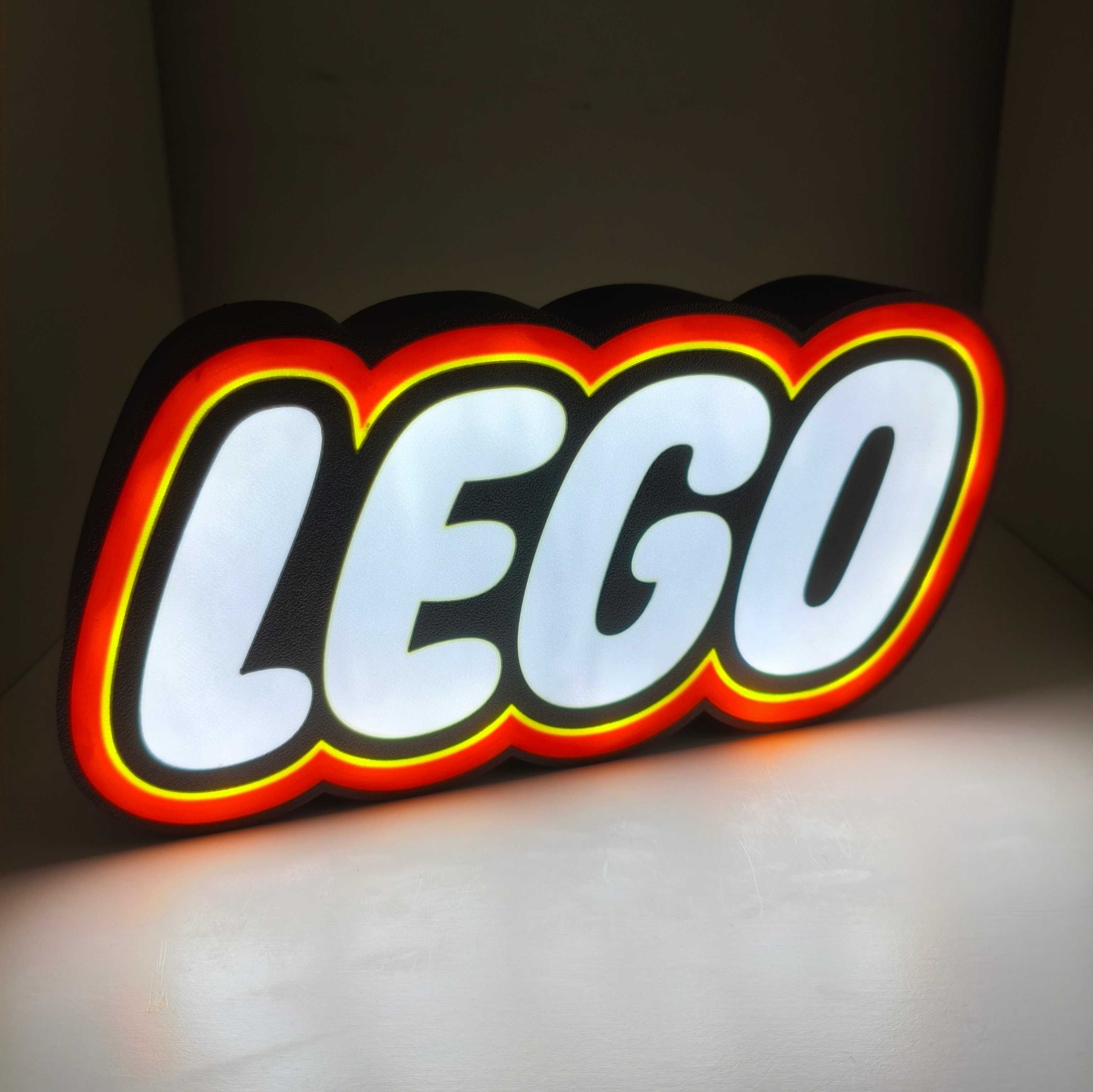 Luminária LED Lego com baterias internas e botão ON/OFF