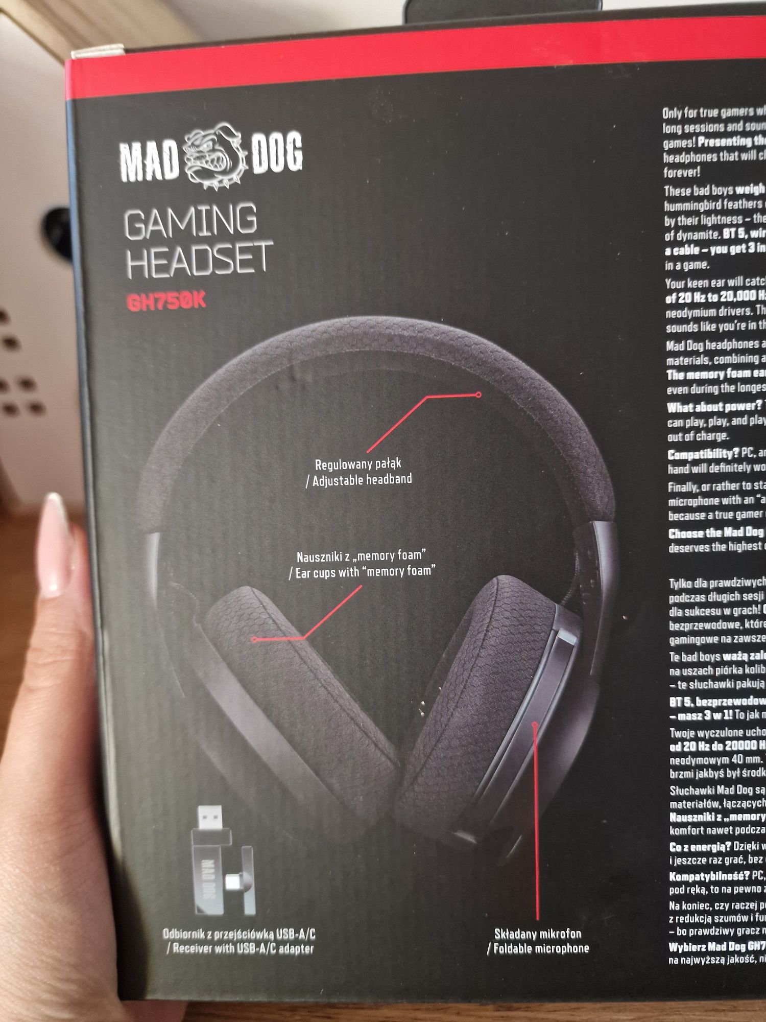 Sluchawki Mad Dog GH750K
