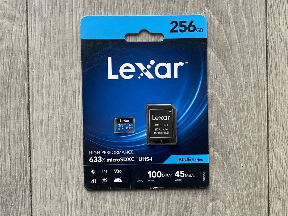 Nowa Karta Pamięci Lexar MicroSDXC 256gb Okazja