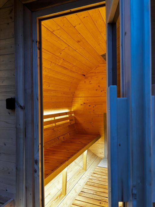 Sauna drewniana Beczka 300cm dostępna od ręki