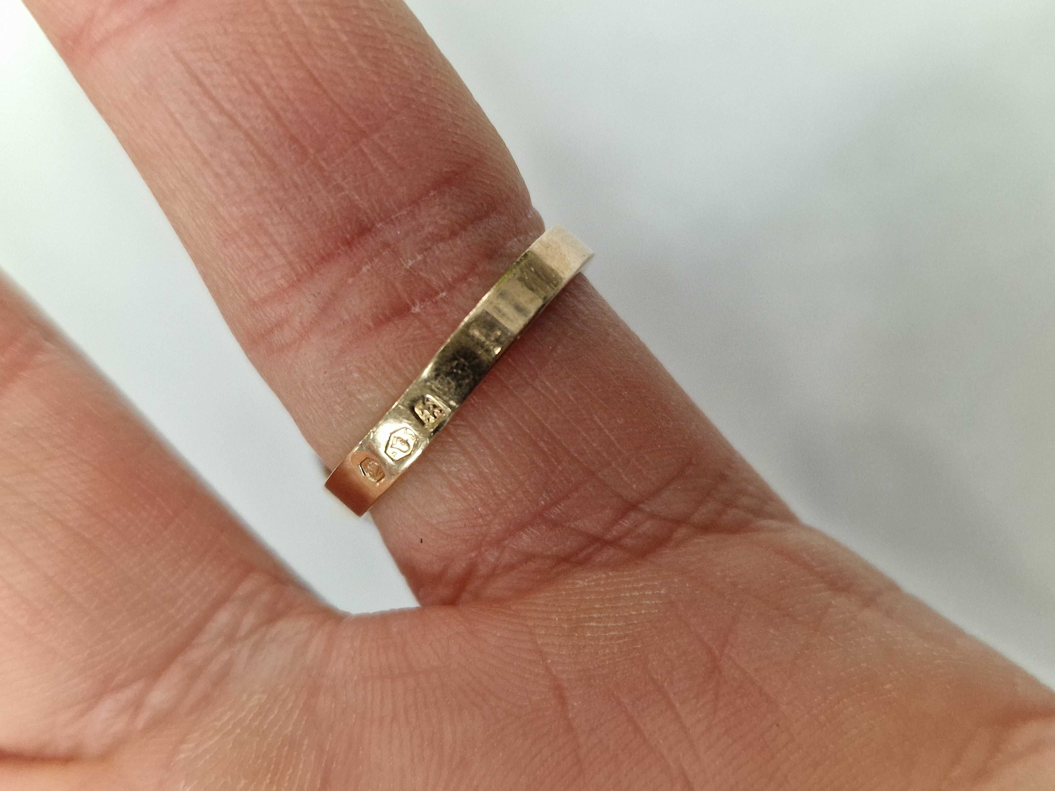 WARMET! Złoty pierścionek/ 585/ 6.26 gram/ R14/ Kwarc 10.67 CT/ wycena