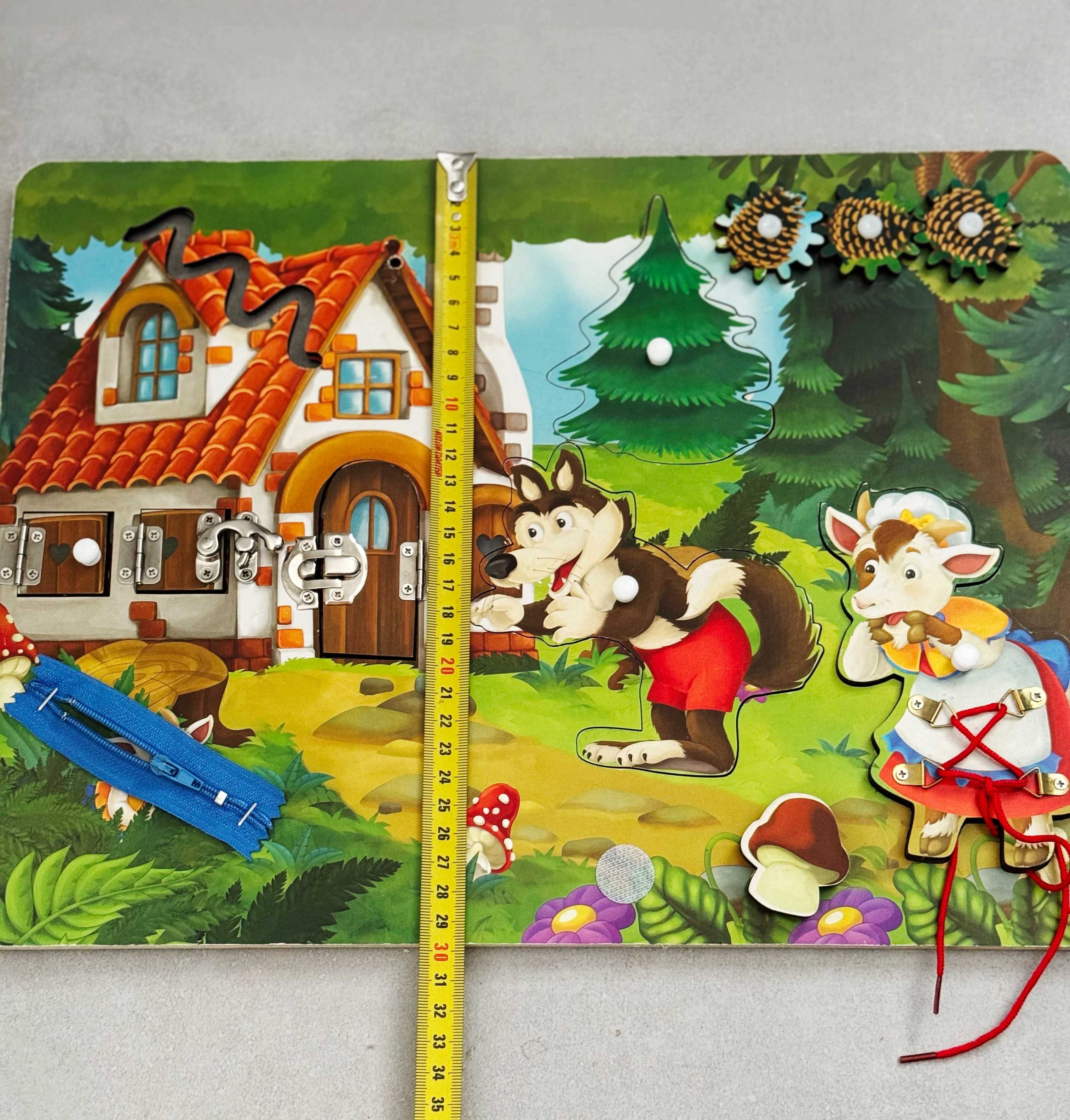 Układanka drewniana duża / Puzzle drewniane