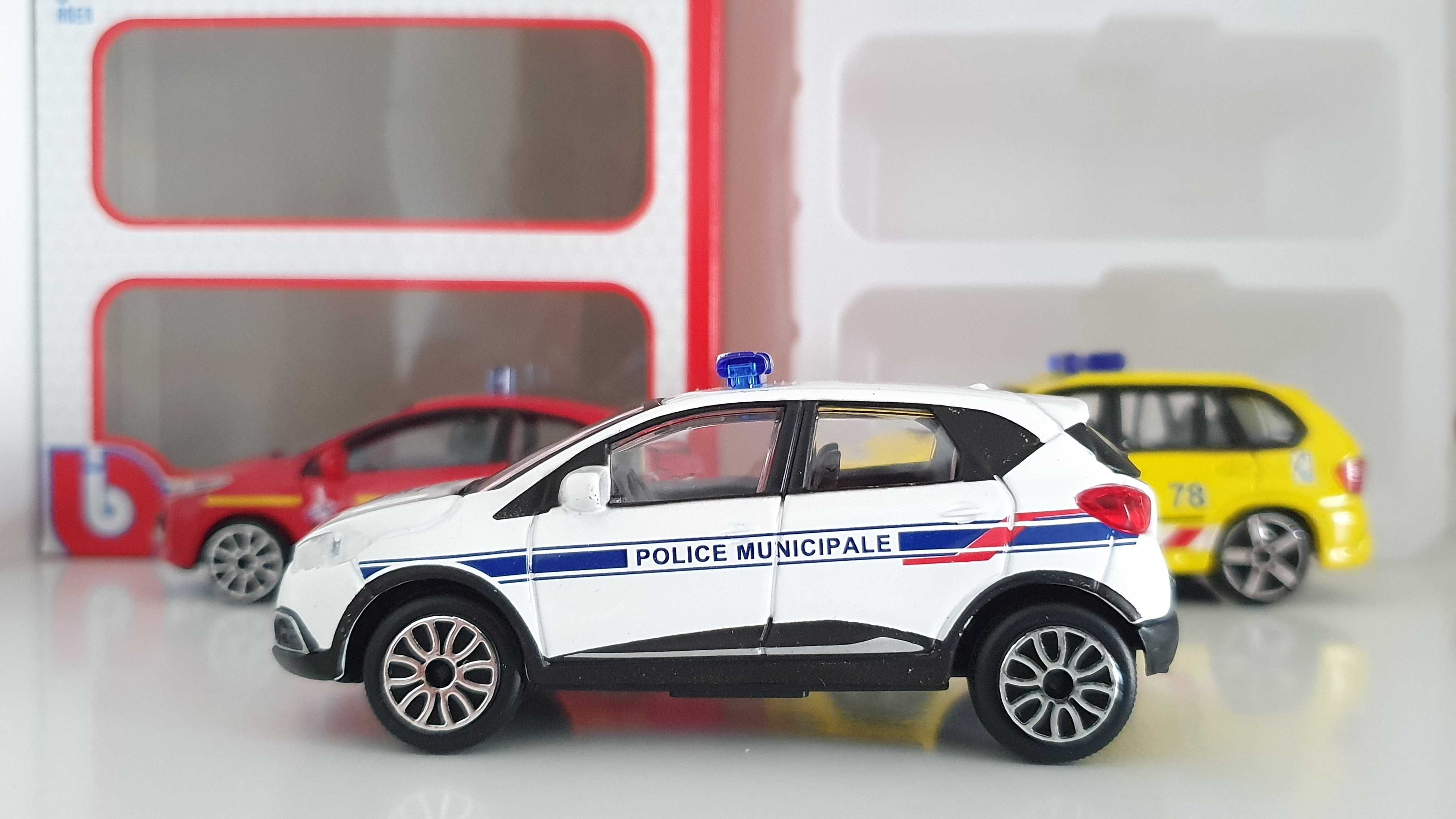 Zestaw Emergency Renault Captur Peugeot 207 BMW X5 Bburago Burago 1:43