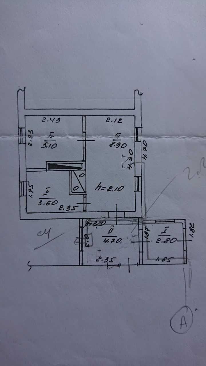 Утеплений будинок на 4 кімнати, (Тернівська, газ/дрова, гараж, город)