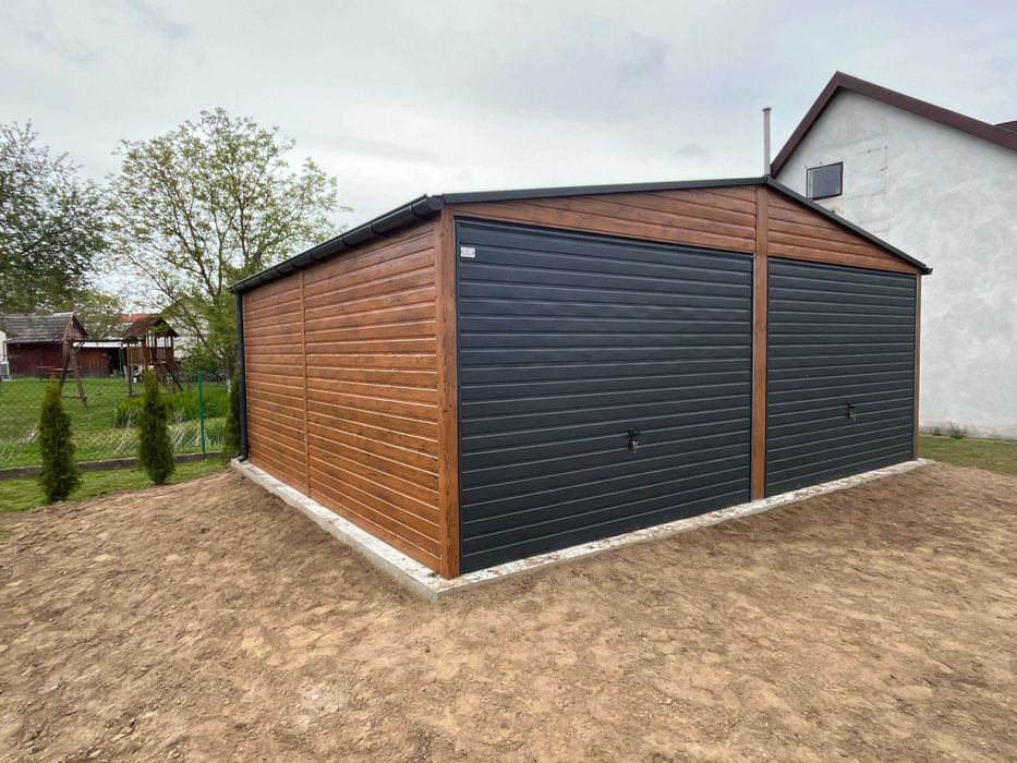 Garaż blaszany 4x6 Profil