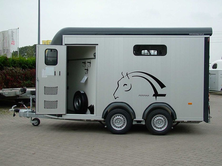 Przyczepa do koni, Trzykonna Aluminiowa