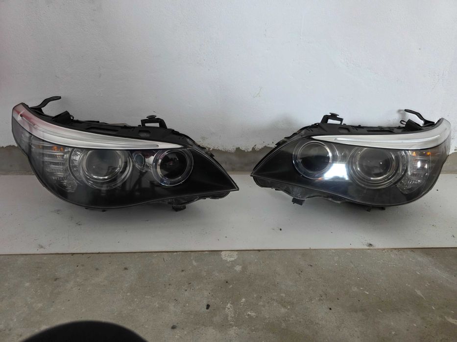 BMW E60 E61 Lift lampy przód xenon nieskrętny  EUROPA