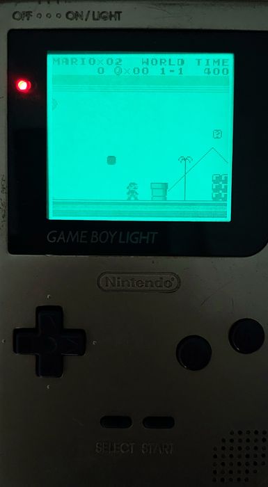 Rzadka konsola Nintendo GAME BOY GAMEBOY LIGHT MGB-101 sprawny 100%