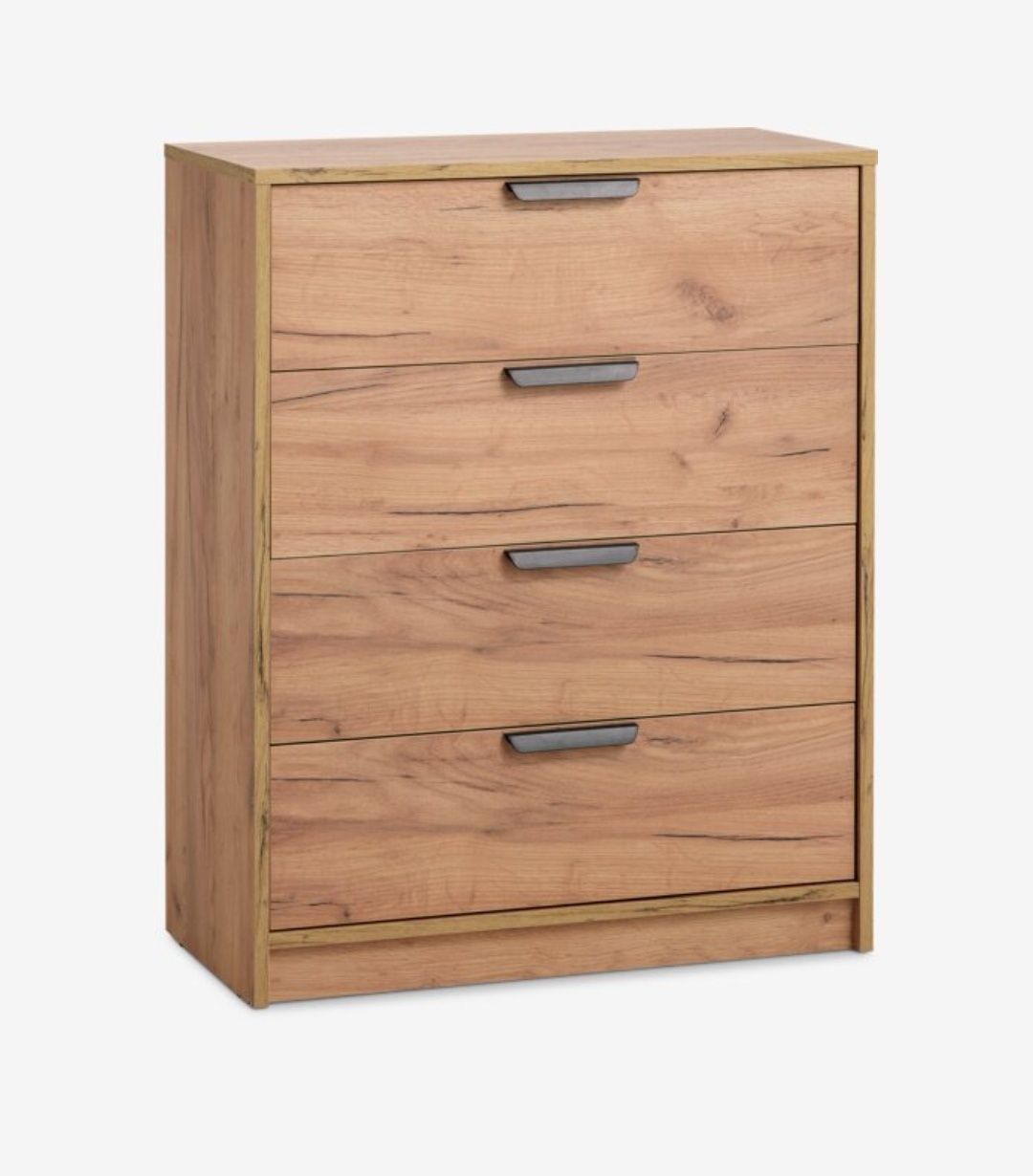 Nowa komoda Jenslev 4 szuflady kolor dąb 71x88cm