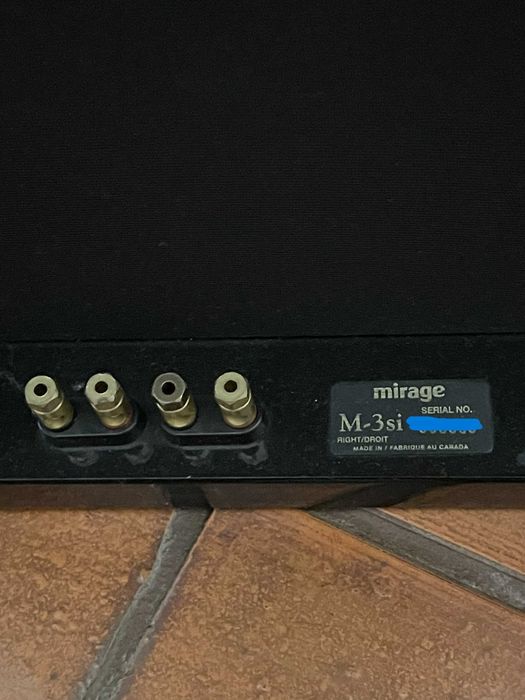 Mirage M-3si - Colunas high end