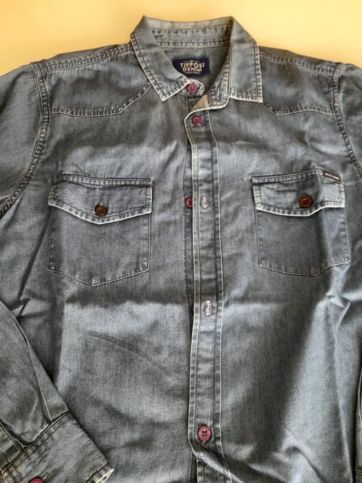 Camisa de ganga rapaz 13/14 anos