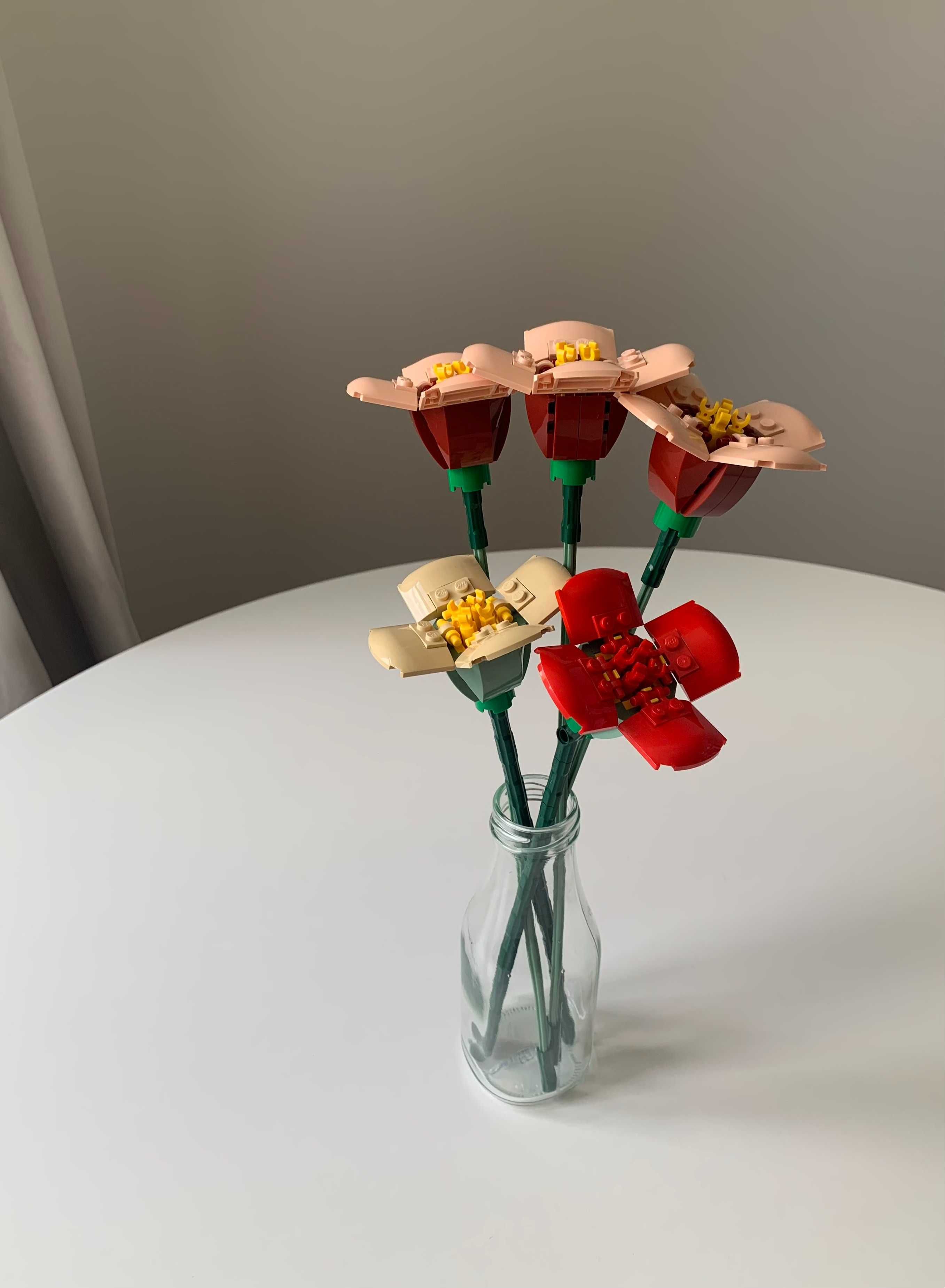 Оригінальні квіти Лего поштучно Lego flowers botanical букети