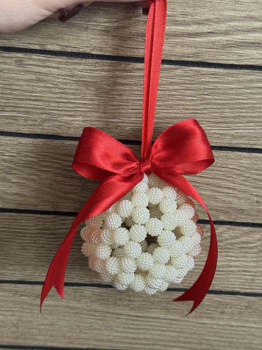Новорічний декор куля на ялинку