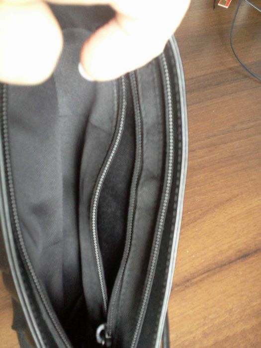 Сумка клатч чорна класика натуральна шкіра