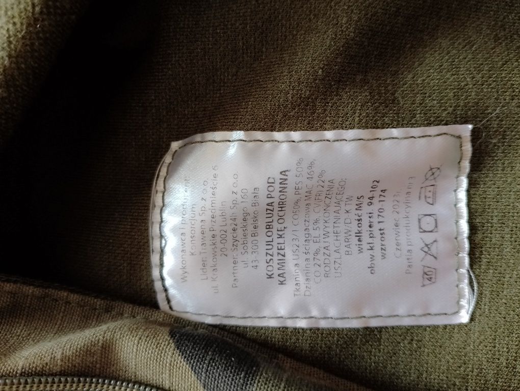 Koszulobluza pod kamizelkę combat short MON nowa
