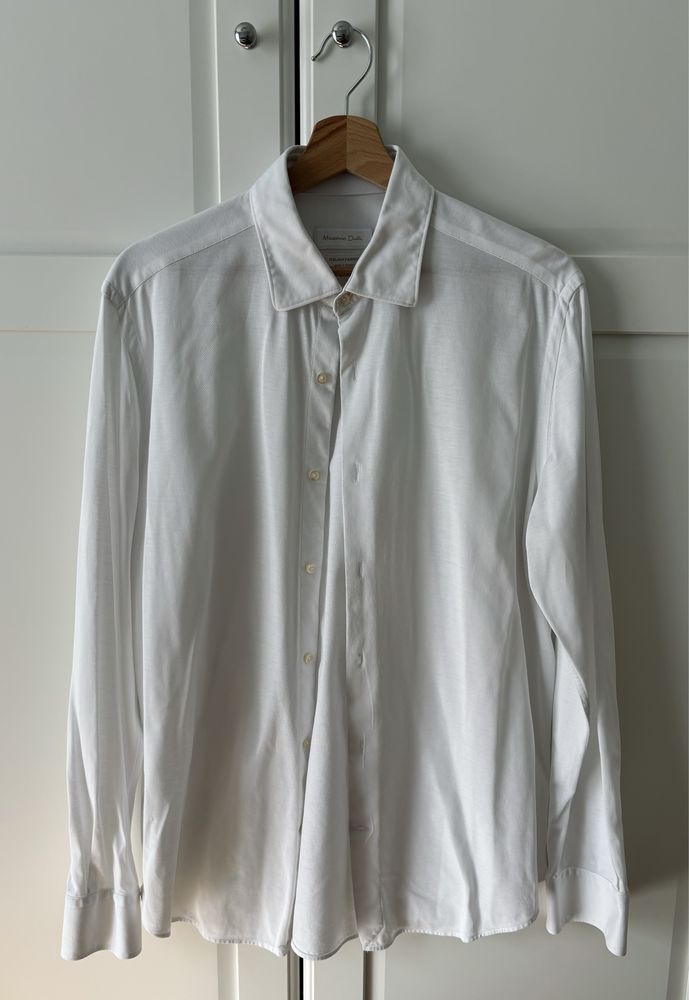 biała męska koszula MASSIMO DUTTI rozm. L
