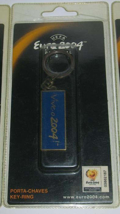 Porta-Chaves metálico Euro2004 (produto oficial fabricado em Portugal)