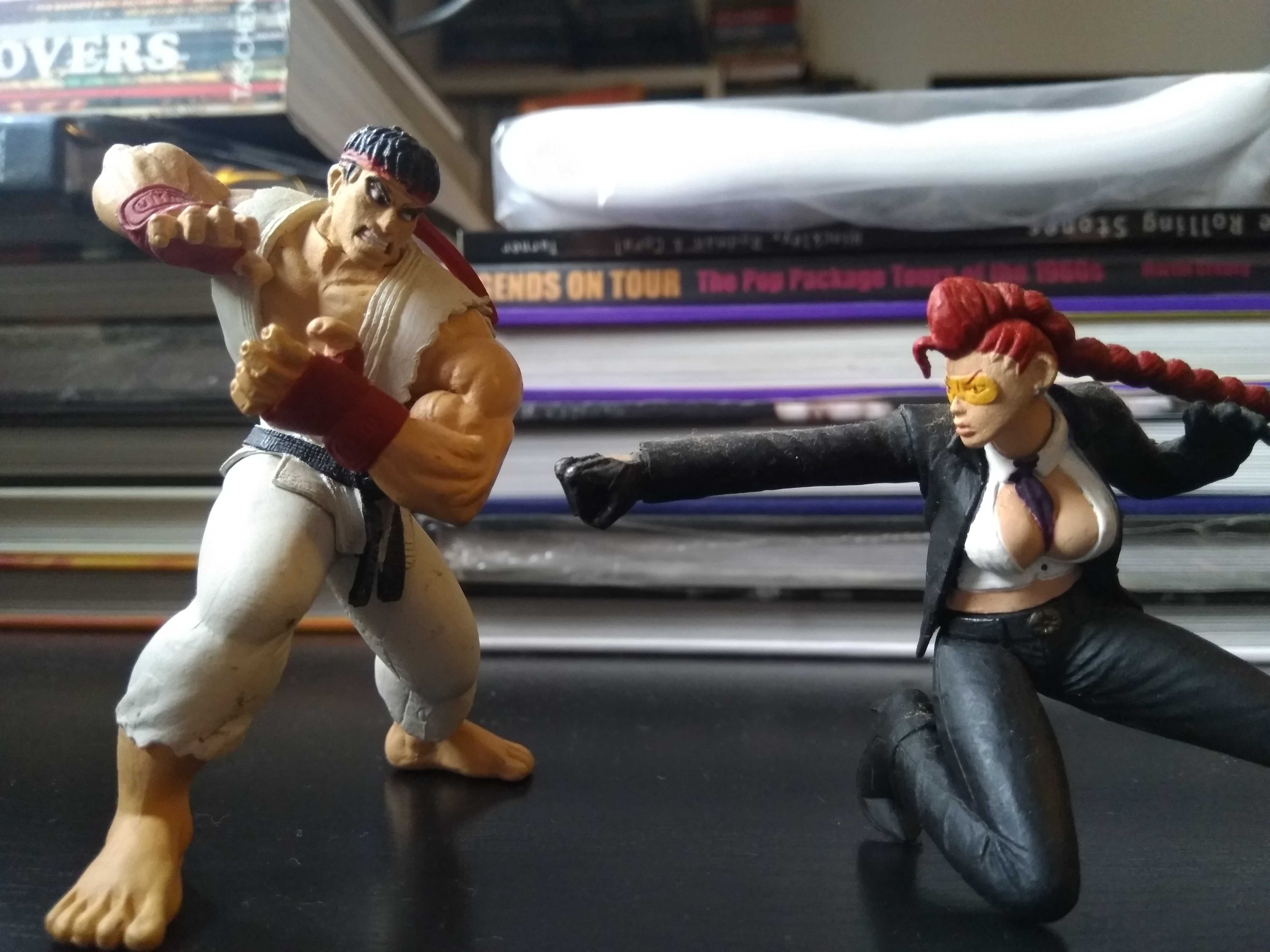 Figuras Anime Street Fighter IV Ryu and Viper Capcom Neca 2008 Raras