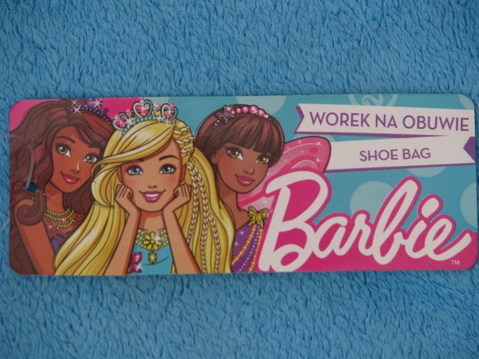 Barbie worek szkolny Barbie worek na buty worek na kapcie worek na wf