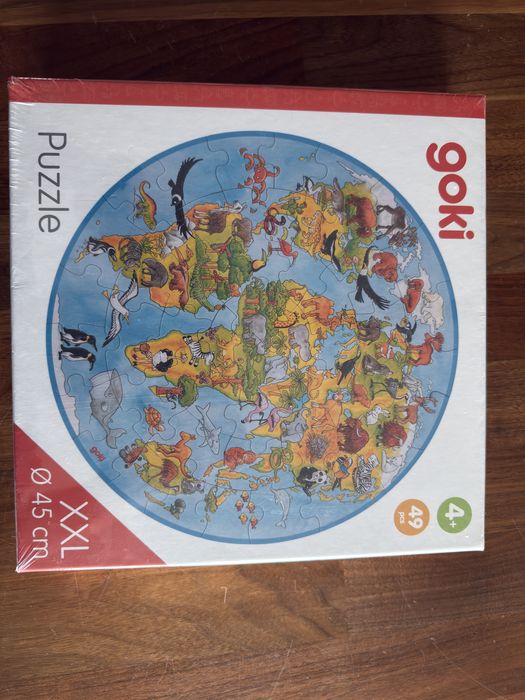 Goki puzzle świat XL
