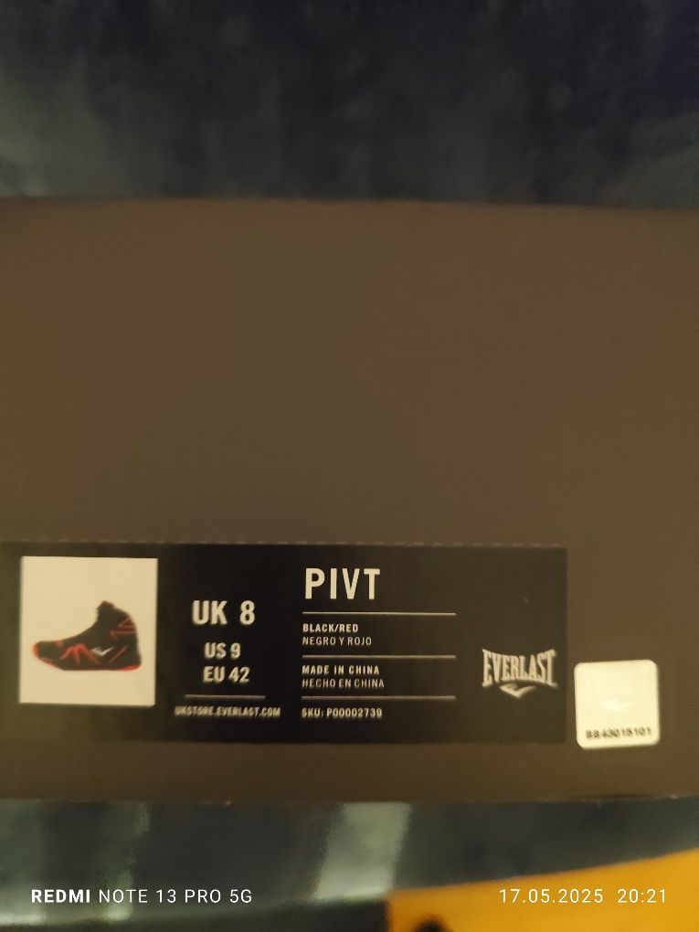 NOWE buty Everlast Pivot Red