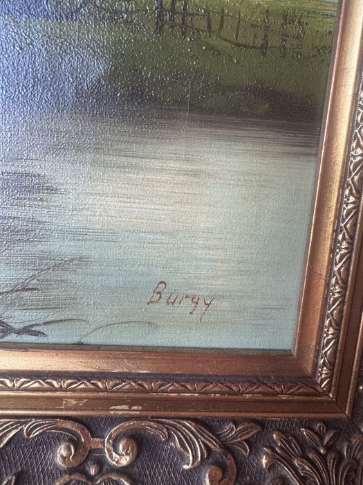 Holenderski obraz olejny na płótnie Burgy