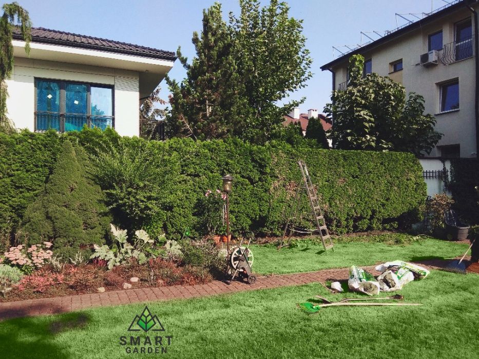 Kompleksowe prace ogrodnicze, zakładanie trawnika - SMART GARDEN