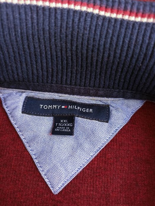 TOMMY HILFIGER  oryginalny sweter, bluza ze stójką 5XL, 6XL, 2XL