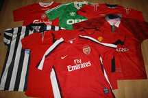 2008/09 Arsenal T-SHIRT Fly Emirates Nike koszulka piłkarska klubowa