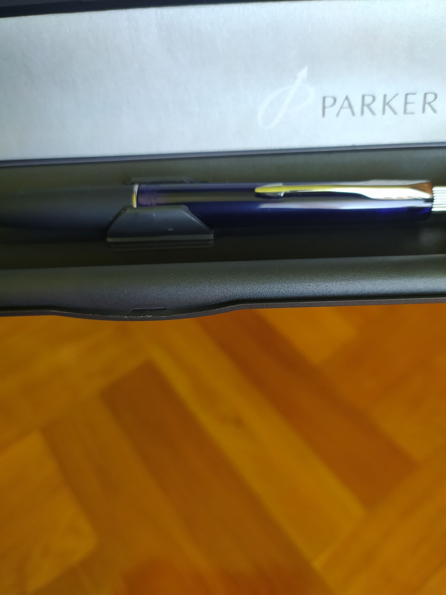 Długopis Parker, chabrowy, nowy w etui