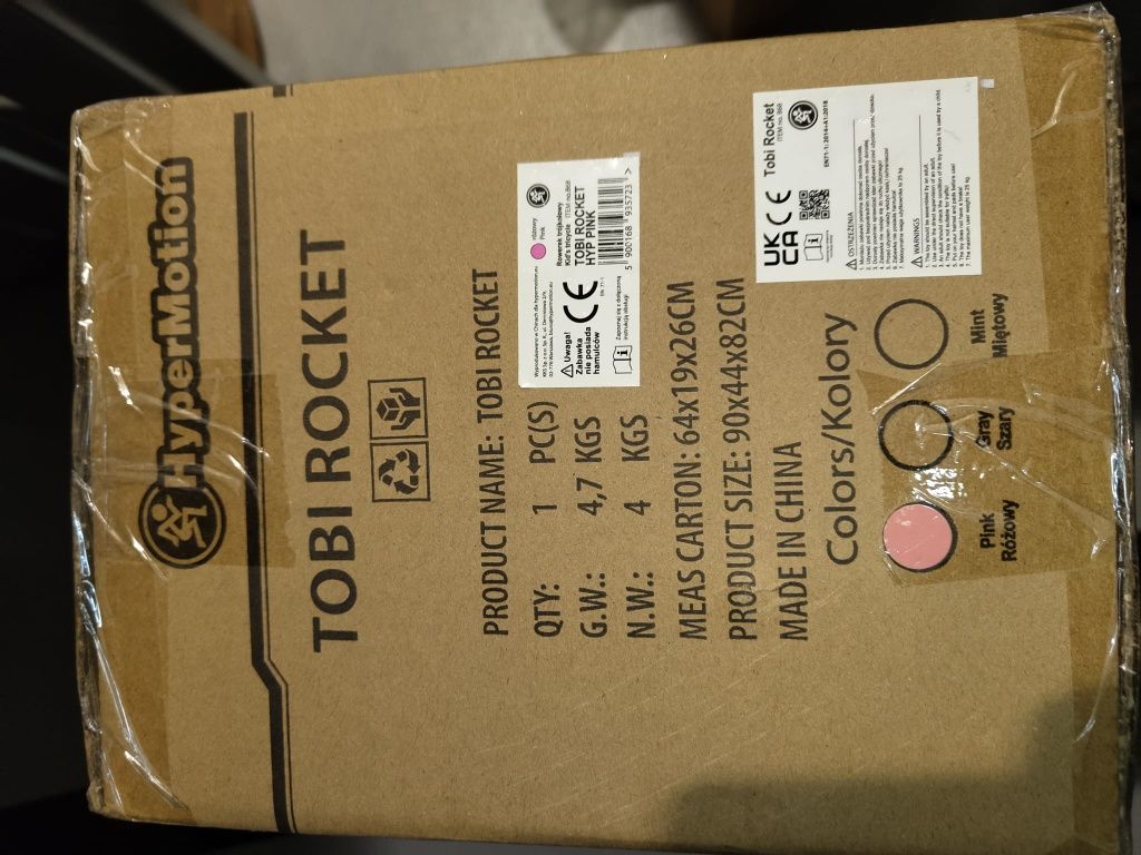 Nowy trójkołowy jeździk