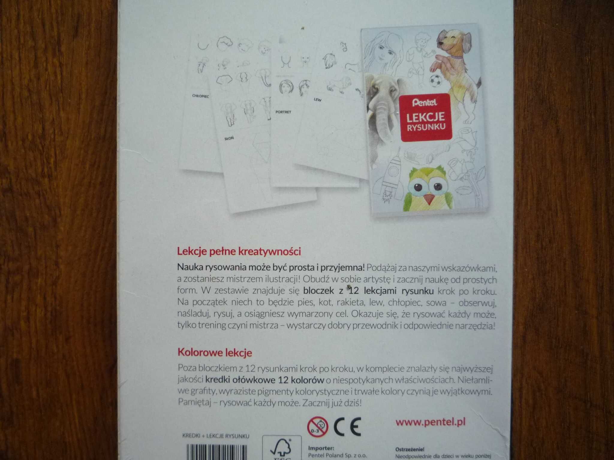 Pentel Kredki Ołówkowe Lekcja Rysunku