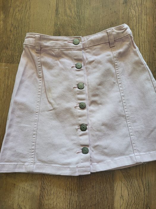 Spódniczka pudrowy róż rozm 146