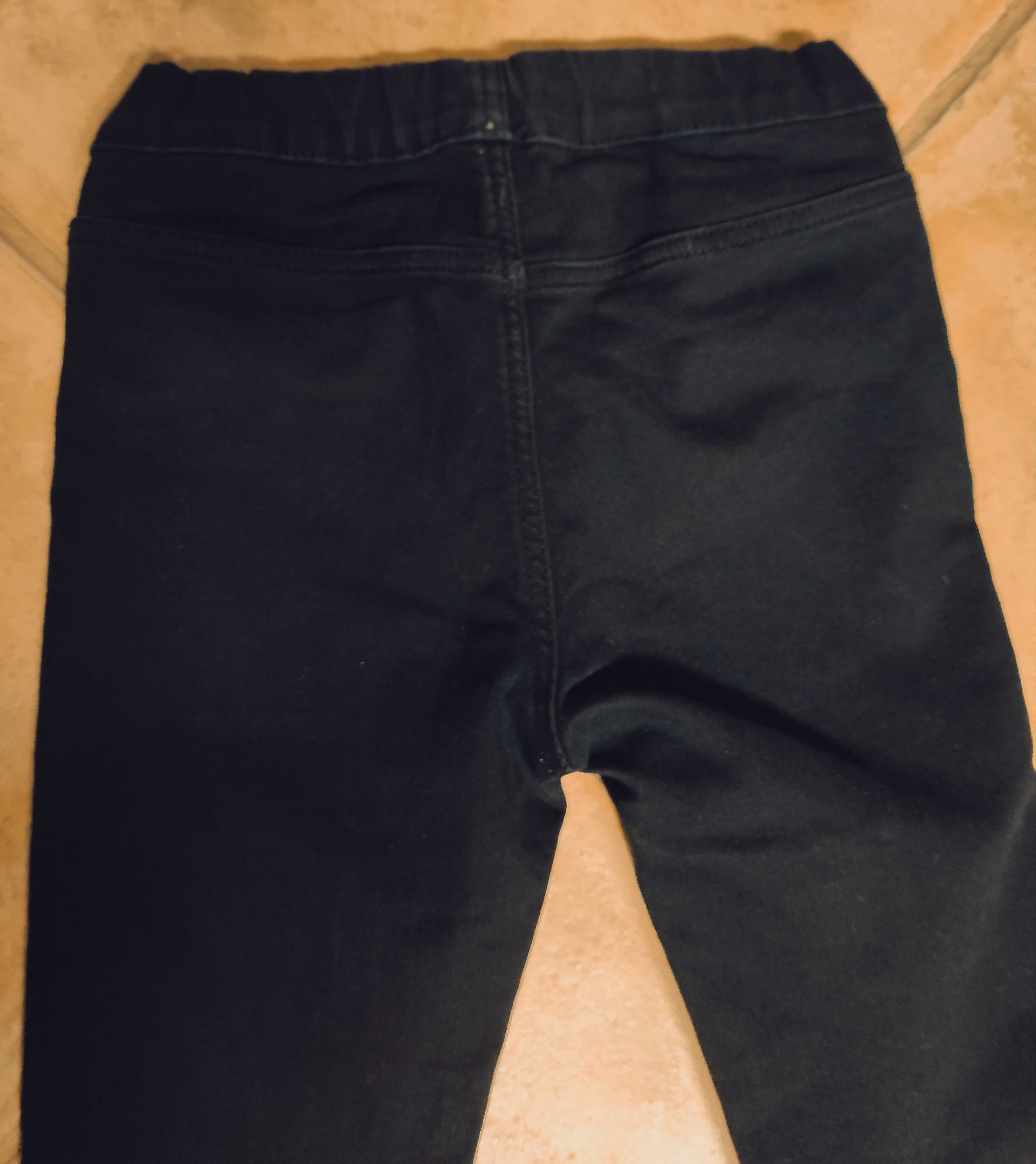 Jegging preto H&M para menina tamanho 7/8 anos