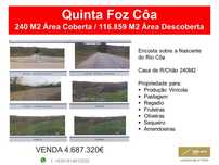 QUINTA FOZ CÔA - 240M2 Área Coberta + 116.859M2 Área Descoberta