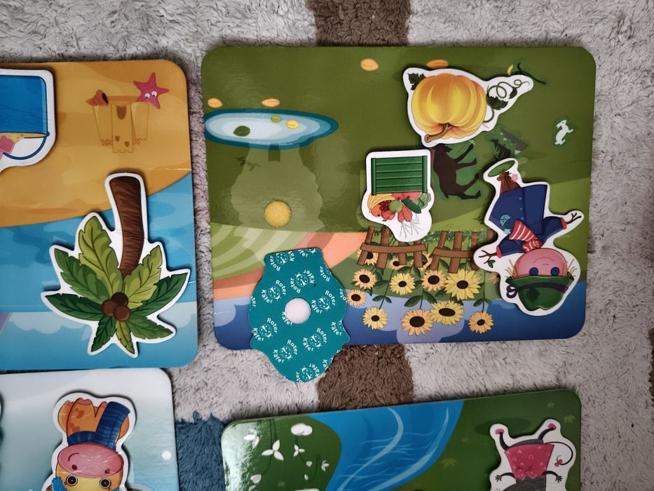 Układanka na rzepy pory roku