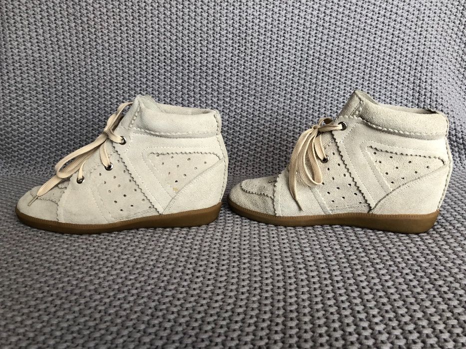 Isabel Marant sneakersy rozmiar 39 Bobby beżowe