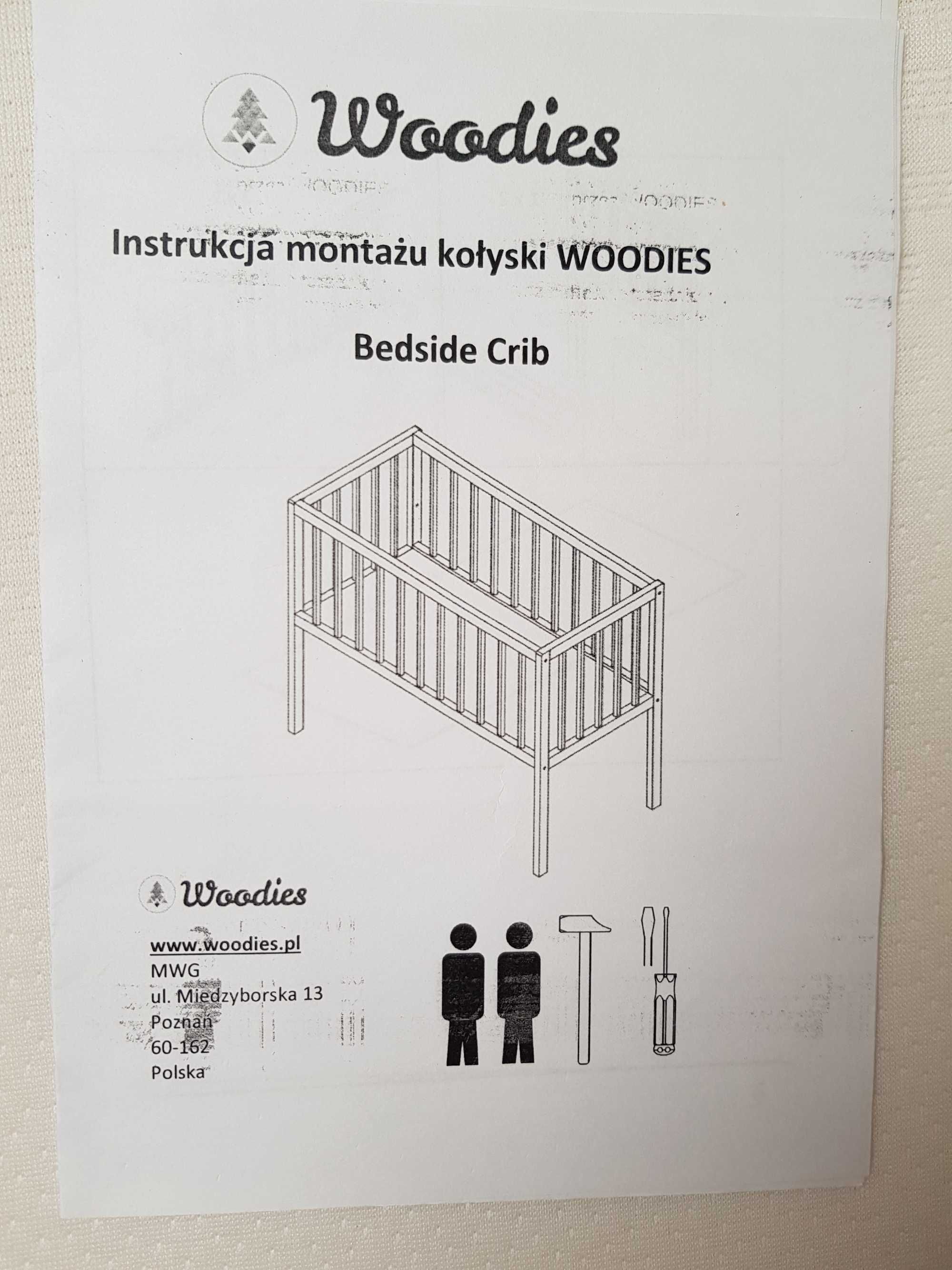 Mini materac Woodies z łóżeczkiem