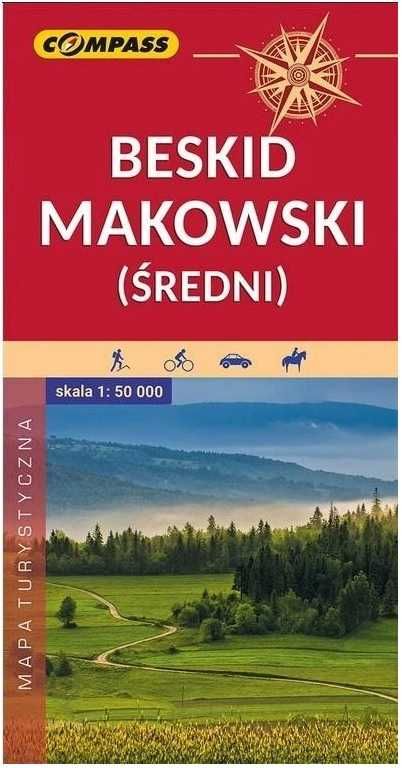 MAPA Beskid makowski (ŚREDNI) 1:50 000 COMPASS