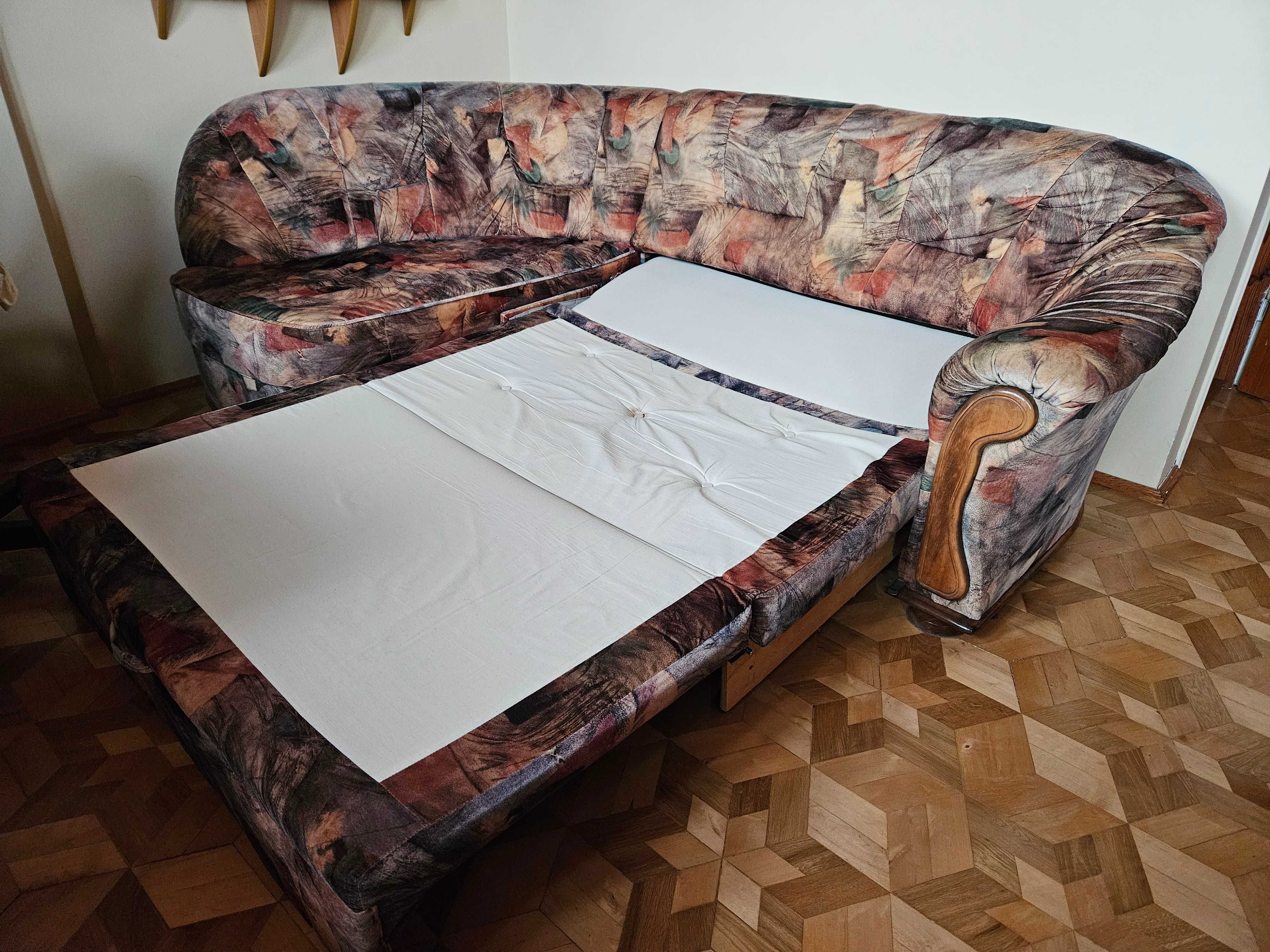 Sofa z funkcją spania. Narożnik