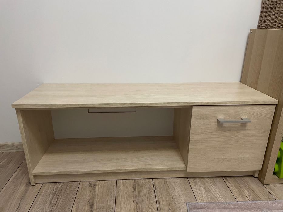 Zestaw mebli Szafka RTV pod telewizor plus komoda z 3 szufladami